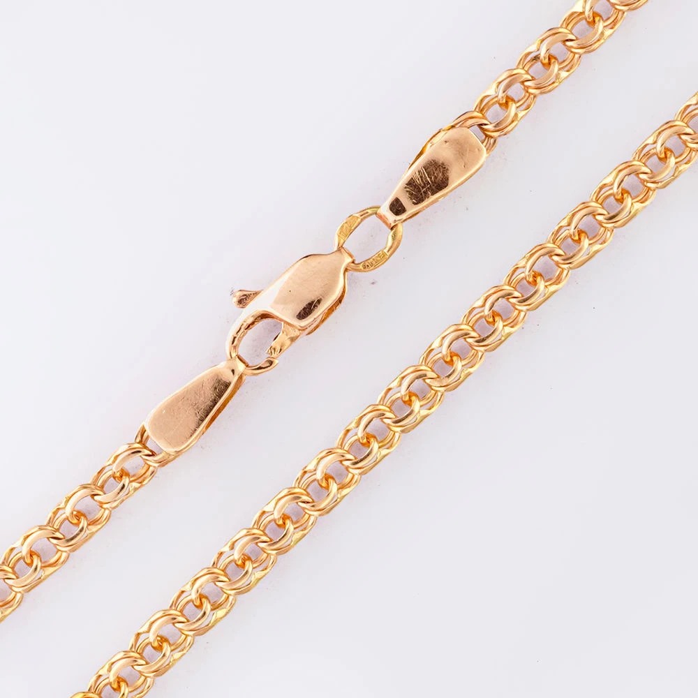 Браслет из красного золота 585 пробы