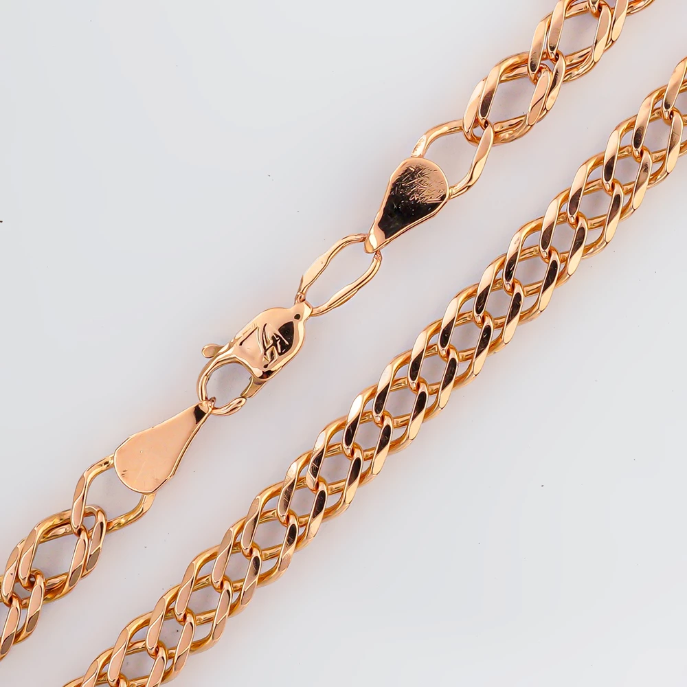 Браслет из красного золота 585 пробы