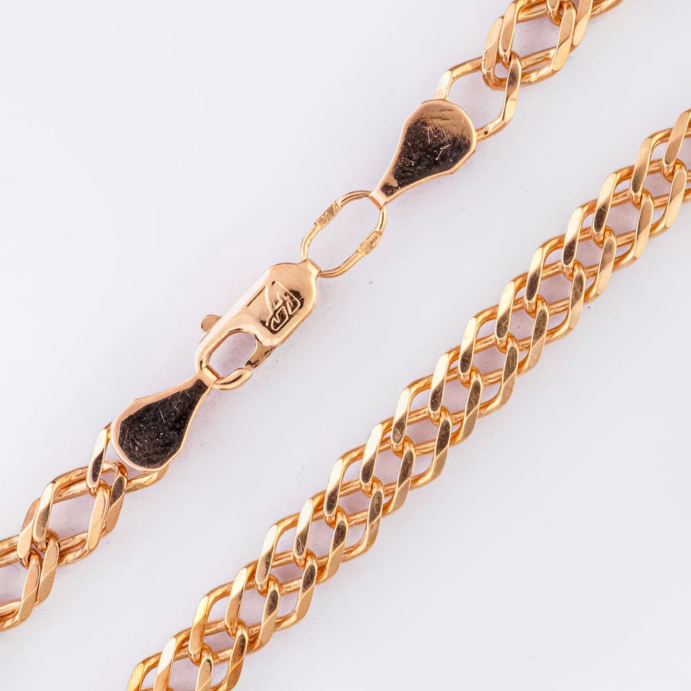 Браслет из красного золота 585 пробы