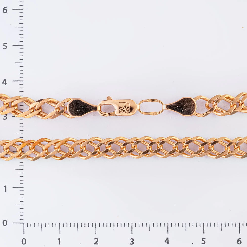 Браслет из красного золота 585 пробы