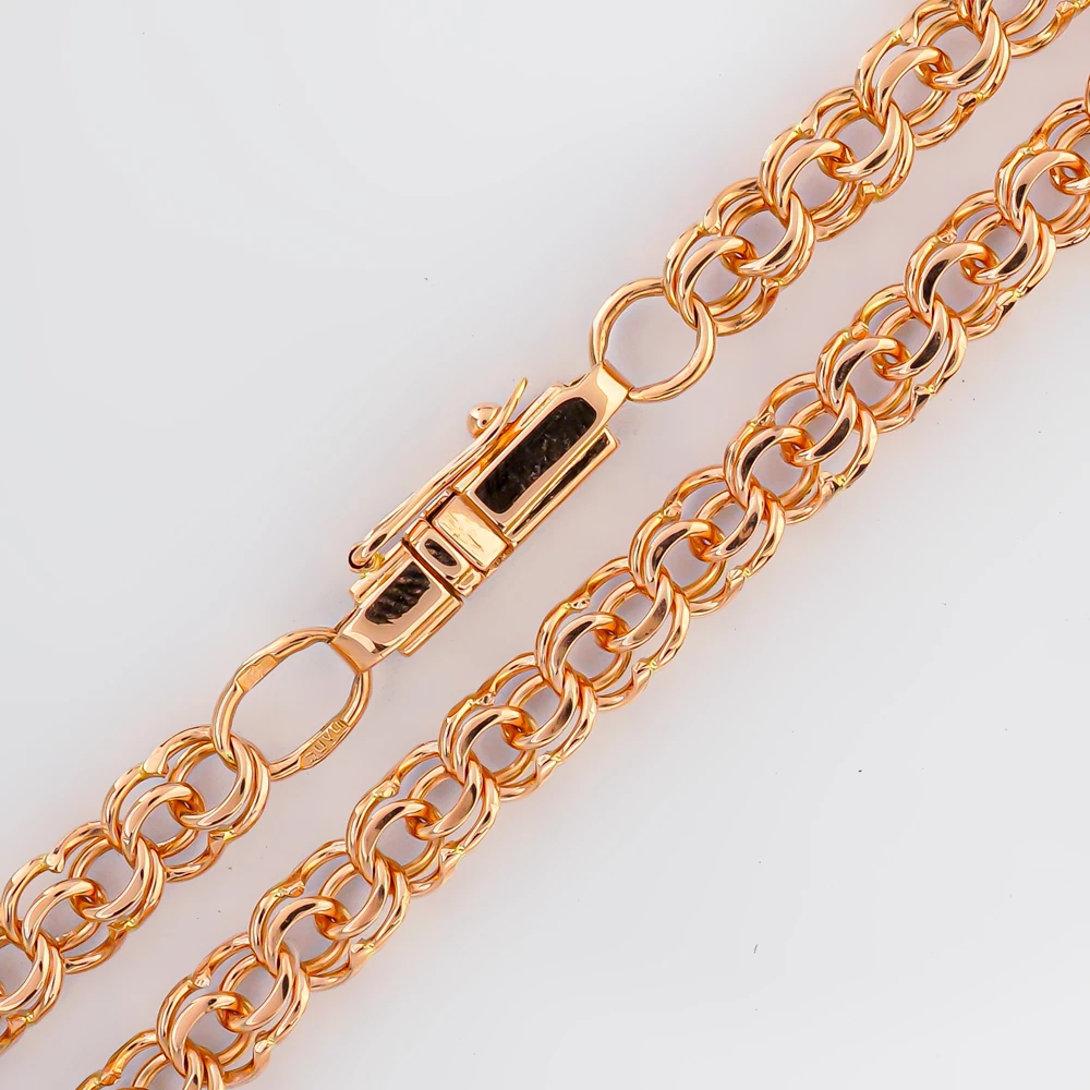 Браслет из красного золота 585 пробы