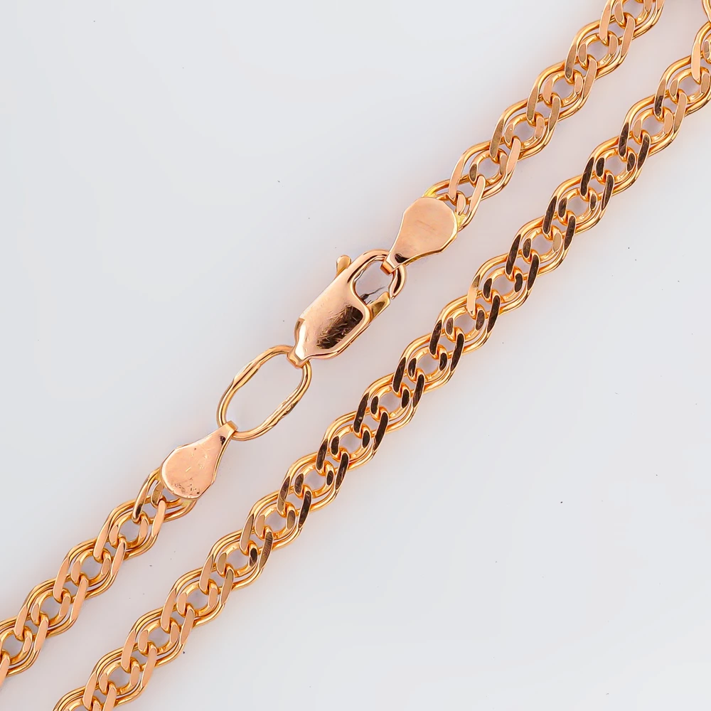 Браслет из красного золота 585 пробы