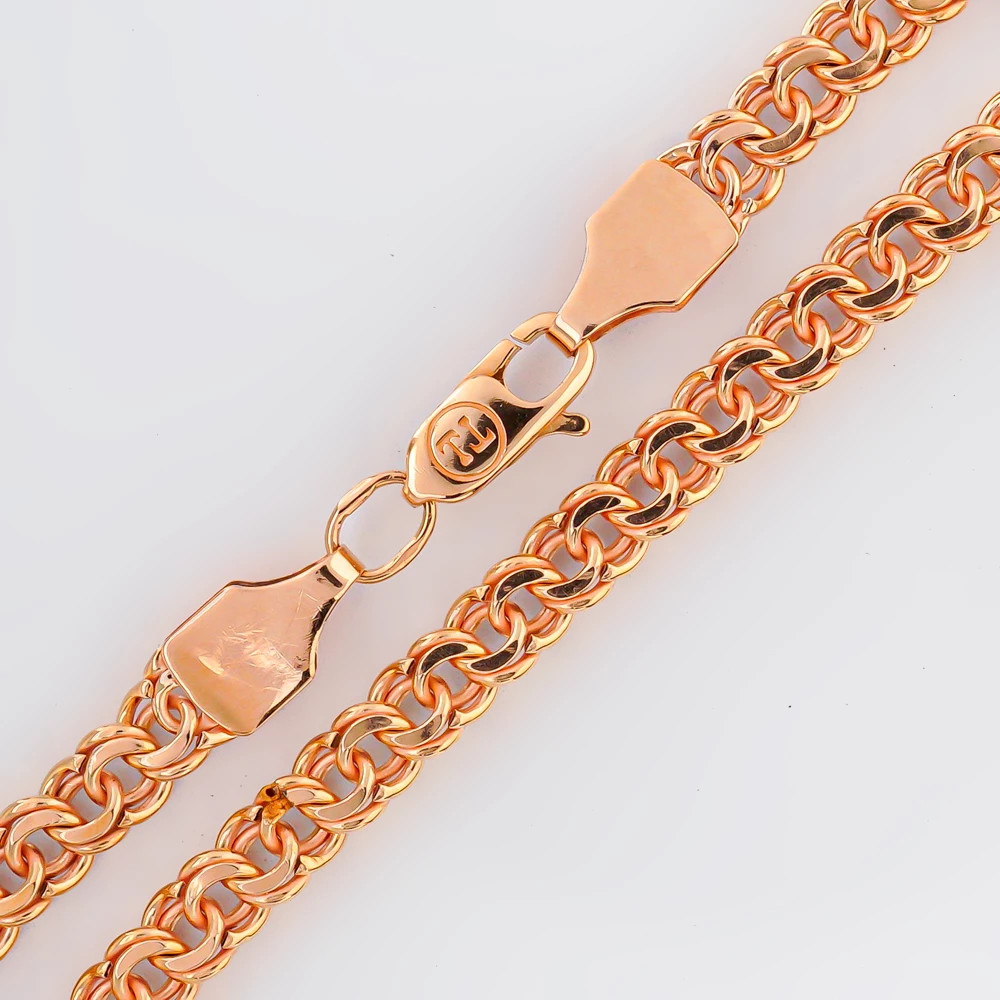 Браслет из красного золота 585 пробы