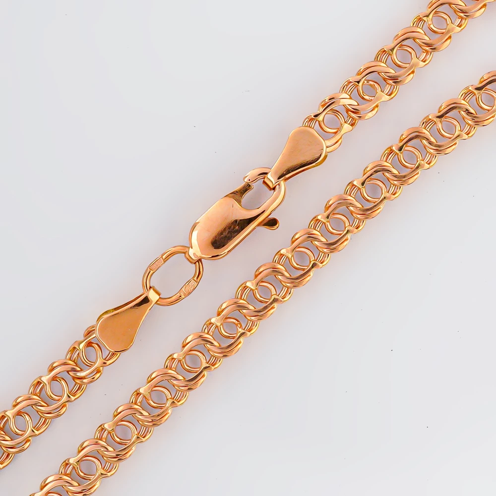 Браслет из красного золота 585 пробы