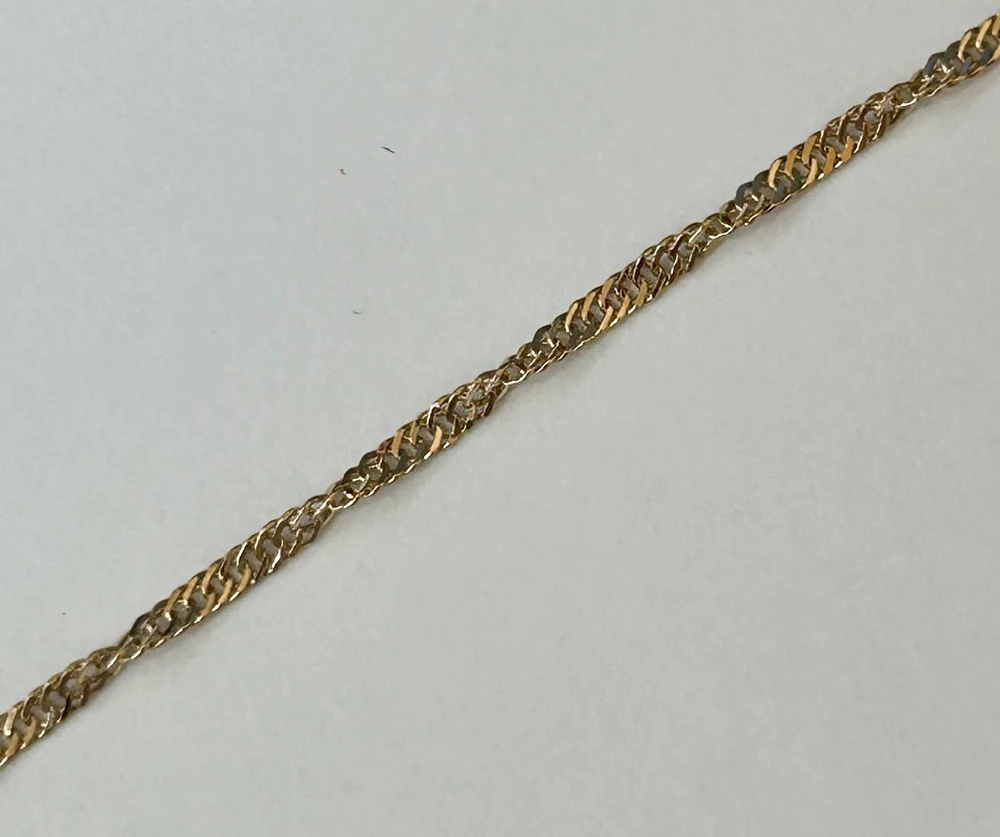 Браслет из красного золота 585 пробы