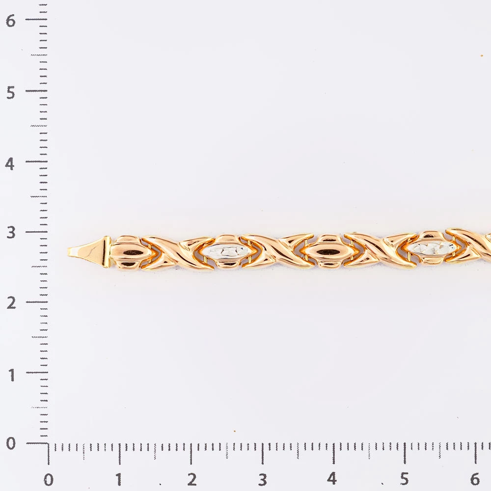 Браслет из красного золота 585 пробы