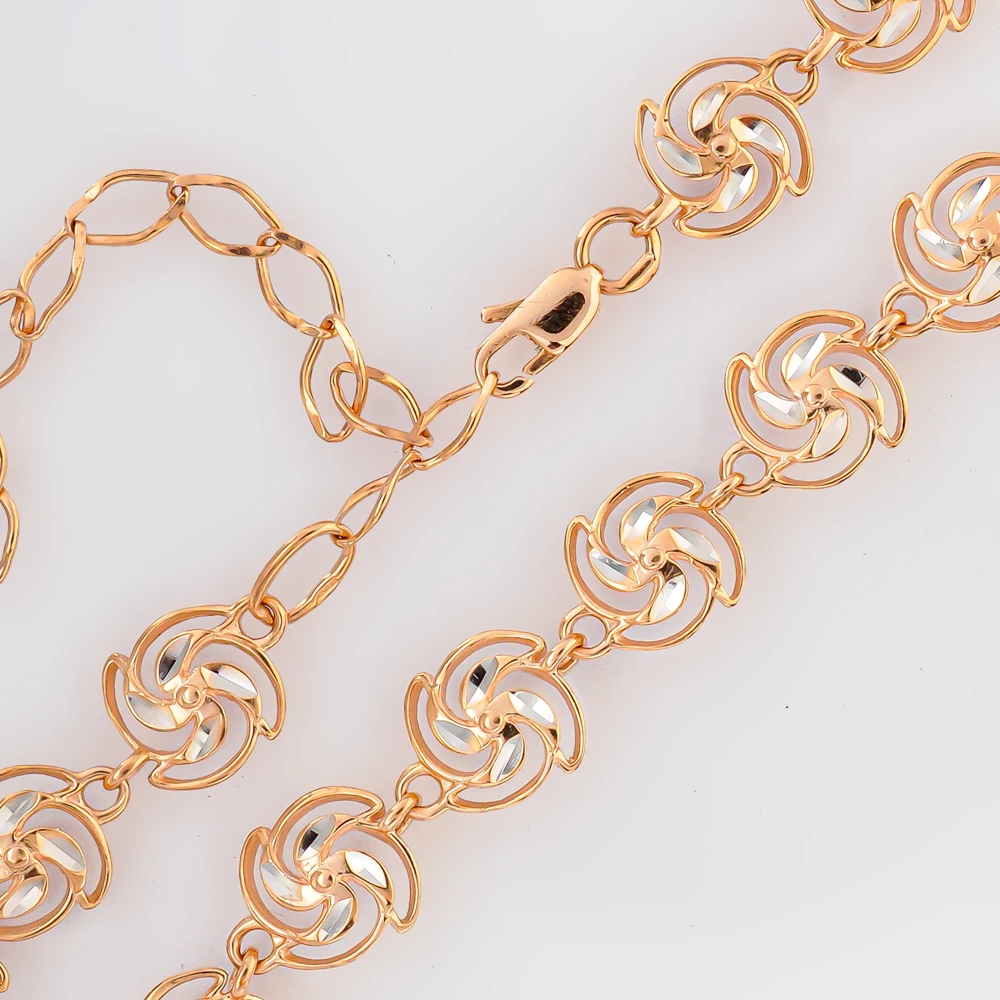 Браслет из красного золота 585 пробы