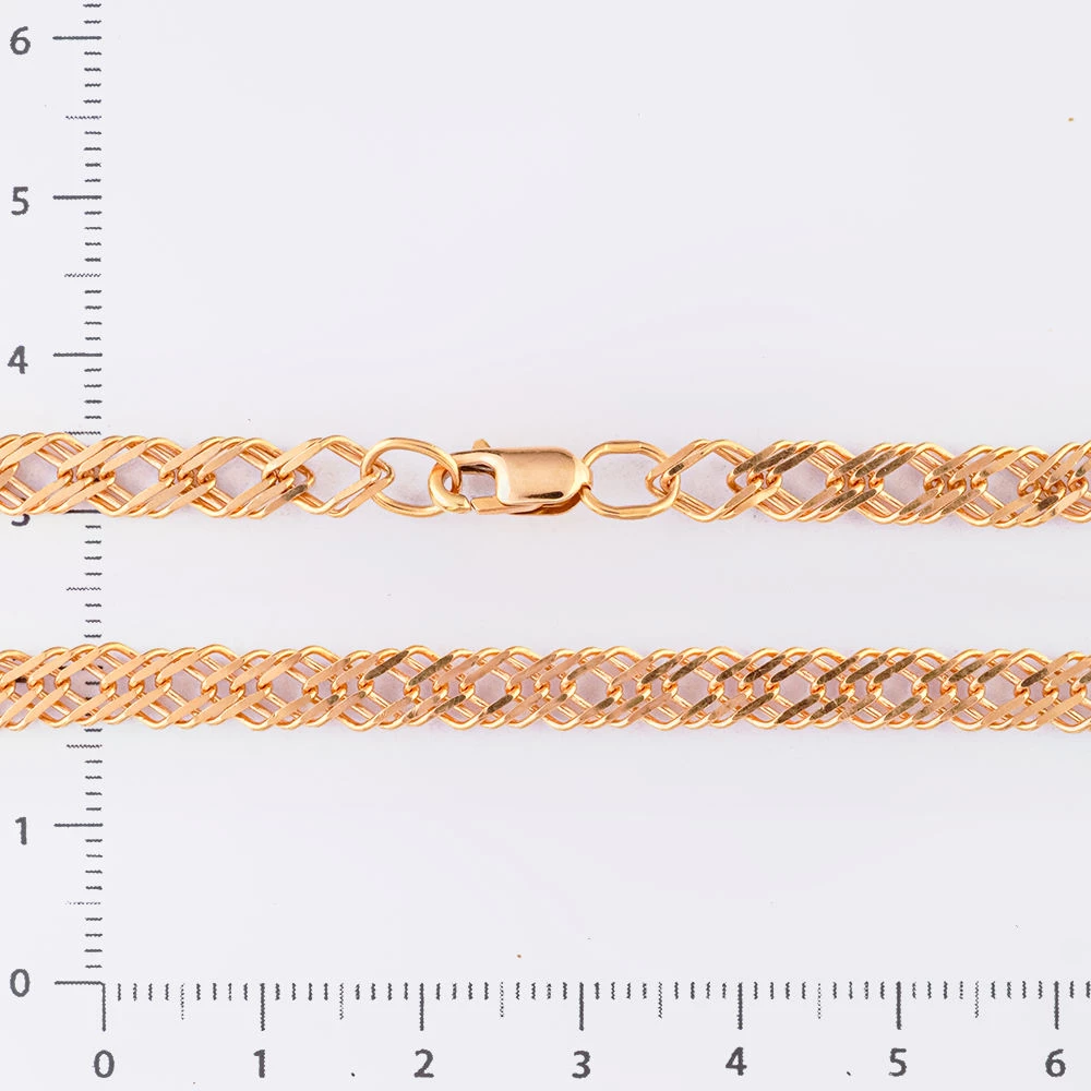 Браслет из красного золота 585 пробы