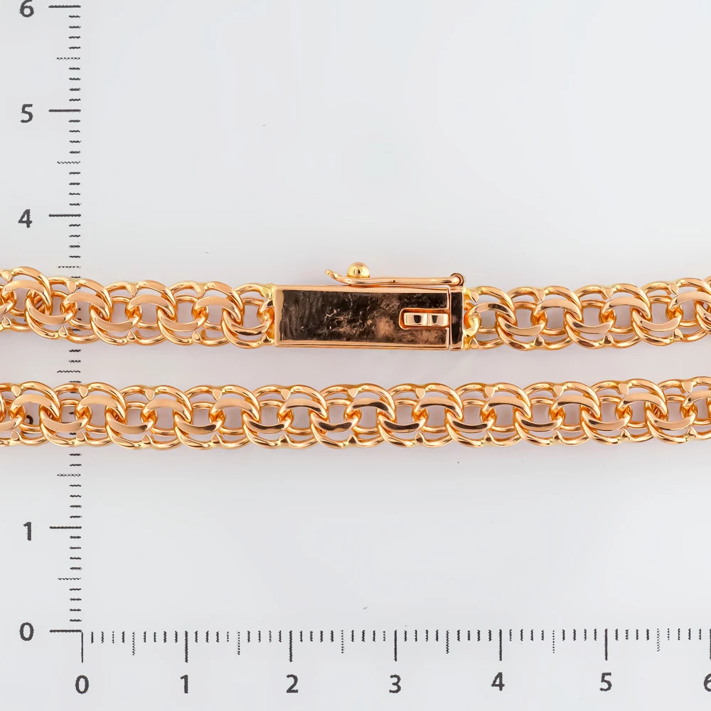 Браслет из красного золота 585 пробы