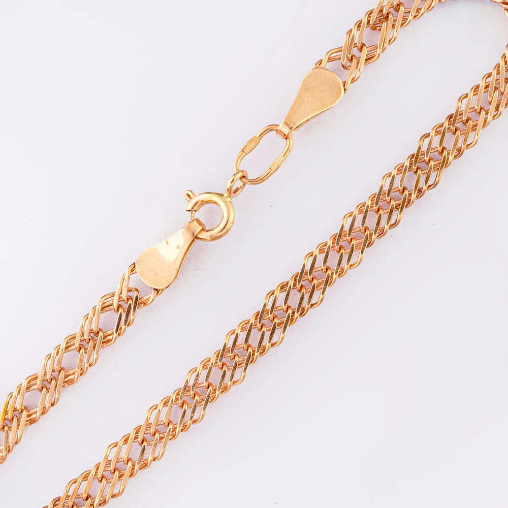 Браслет из красного золота 375 пробы