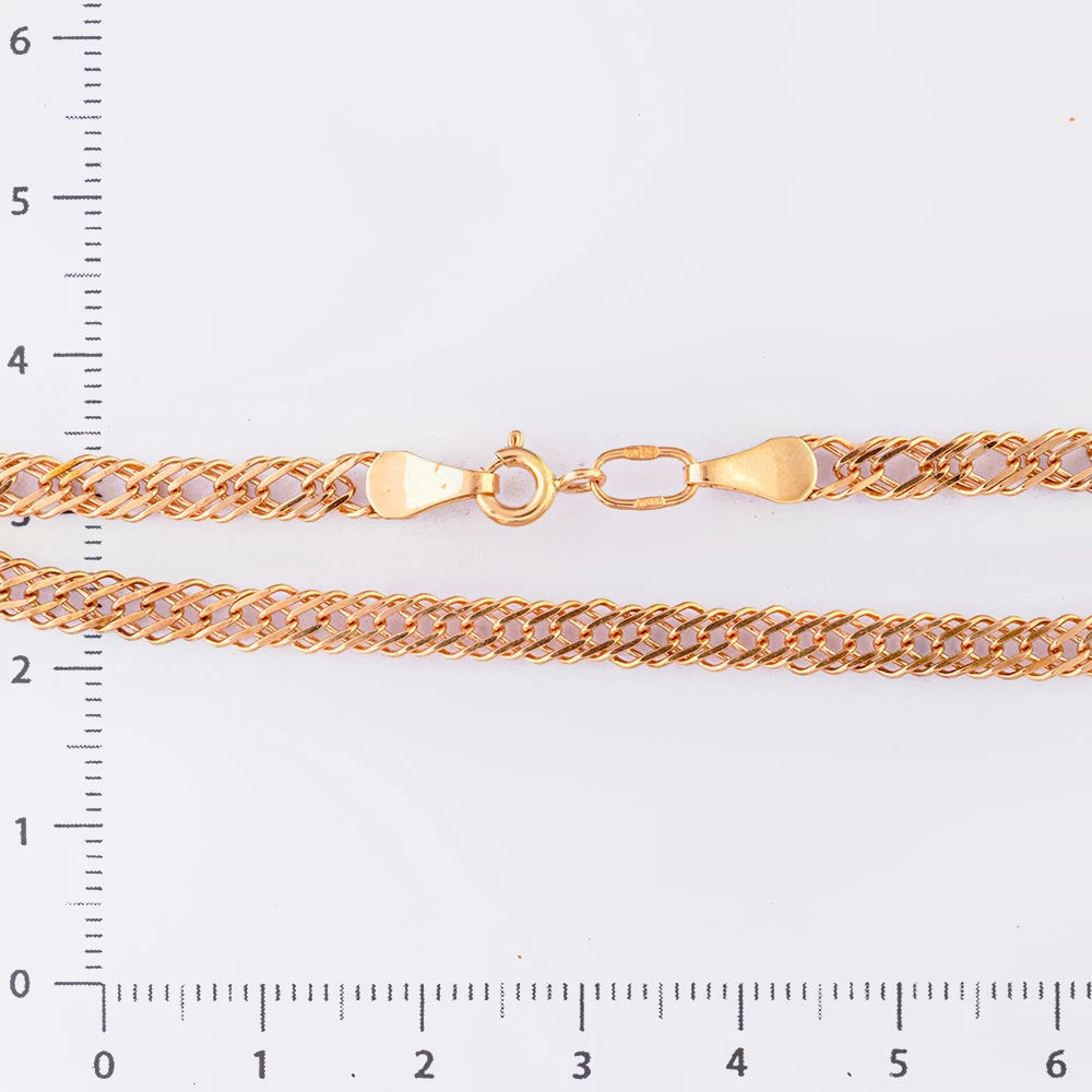 Браслет из красного золота 375 пробы