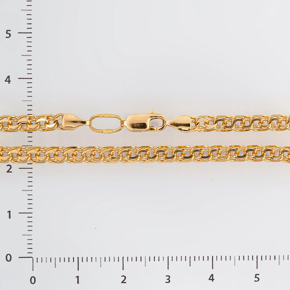 Браслет из желтого золота 585 пробы