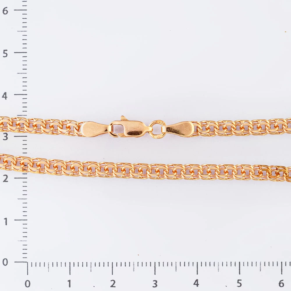 Браслет из красного золота 585 пробы