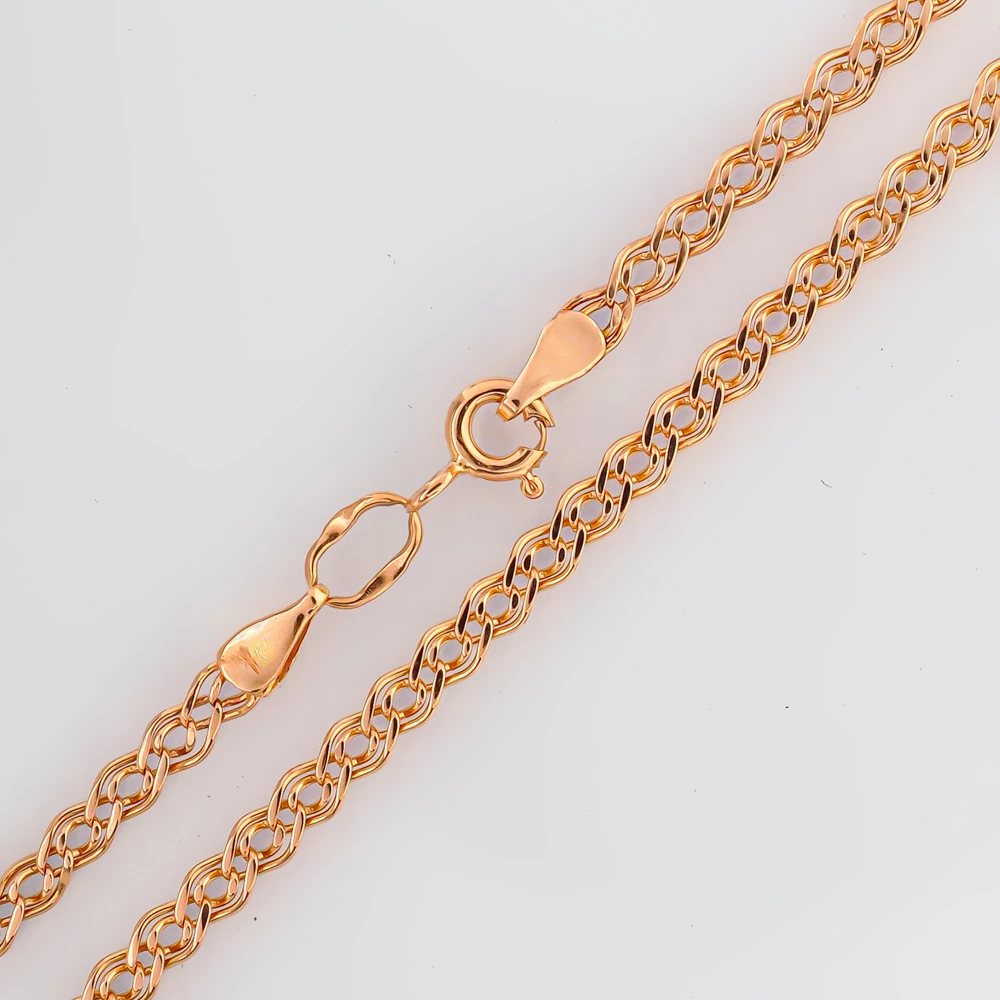 Браслет из красного золота 585 пробы