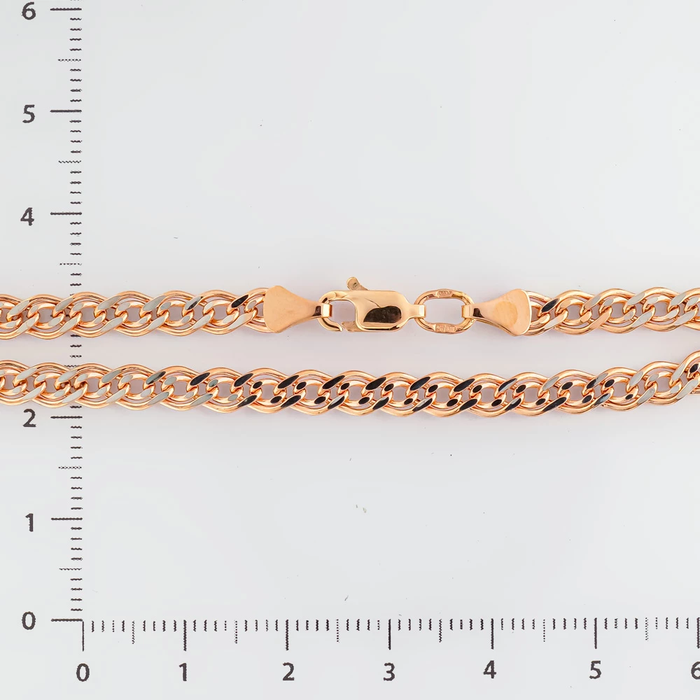 Браслет из красного золота 585 пробы