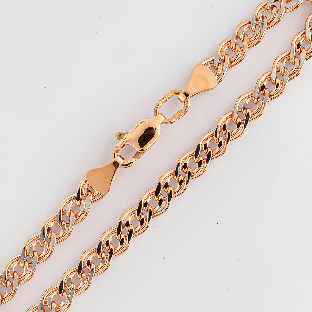 Браслет из красного золота 585 пробы