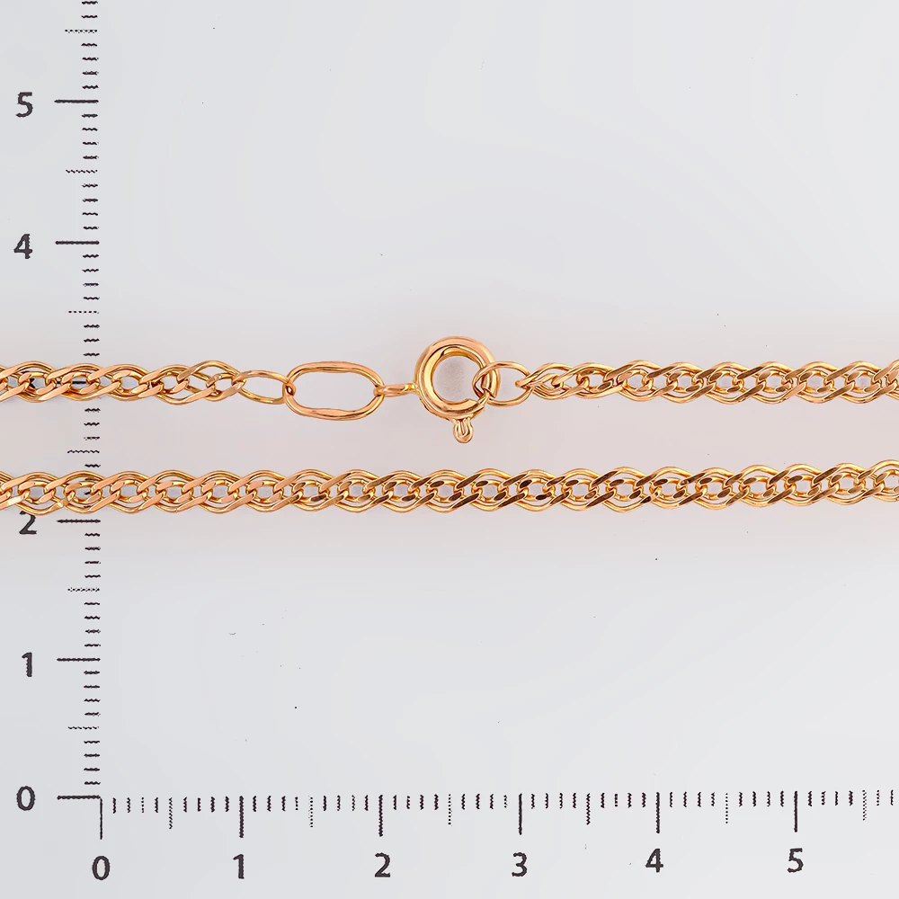 Браслет из красного золота 585 пробы