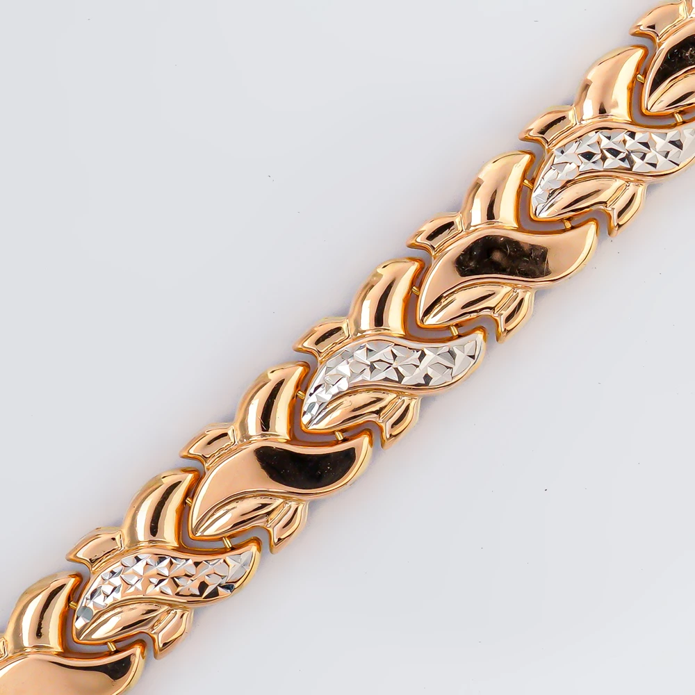 Браслет из красного золота 585 пробы