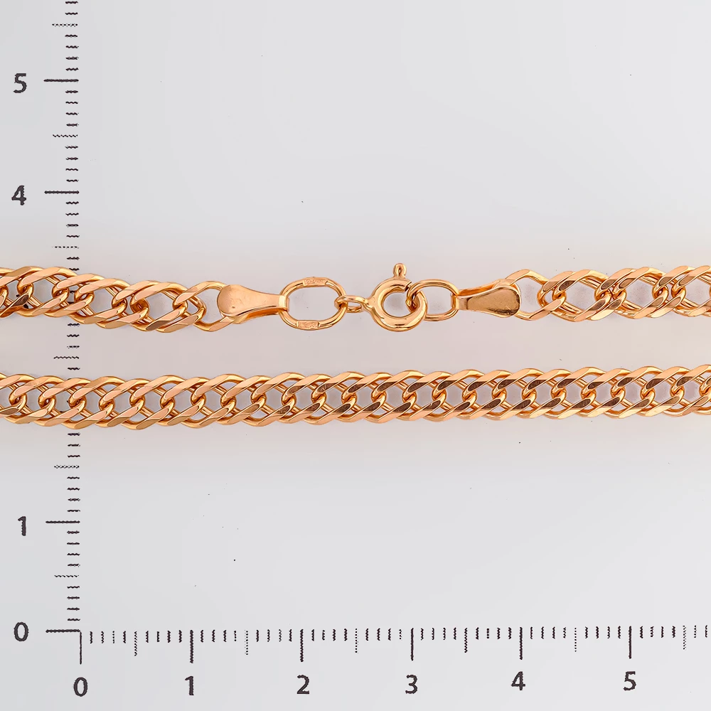 Браслет из красного золота 585 пробы