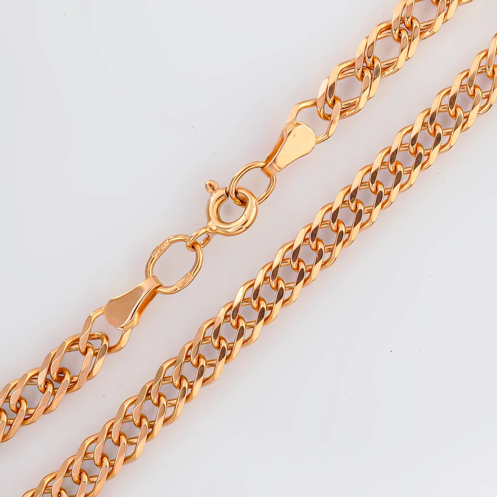 Браслет из красного золота 585 пробы