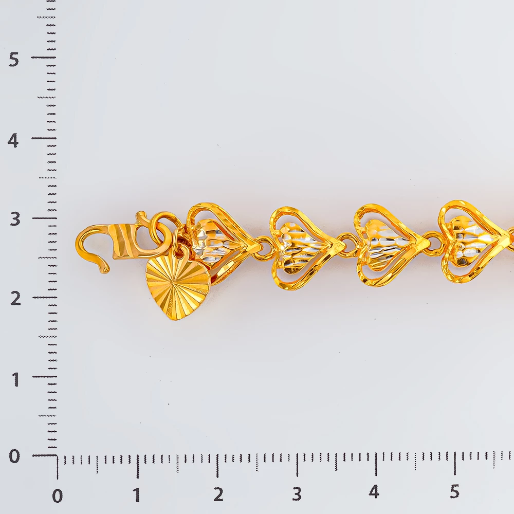 Браслет из желтого золота 875 пробы