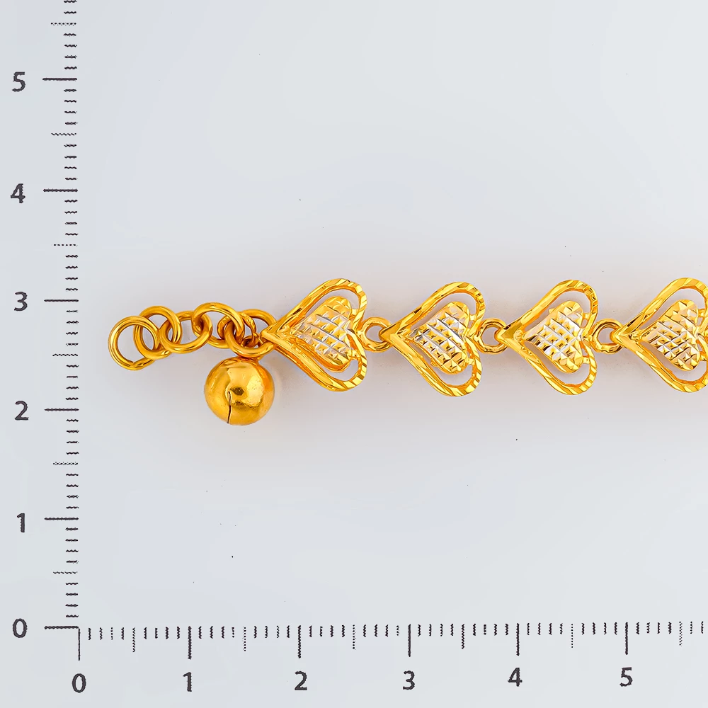 Браслет из желтого золота 875 пробы