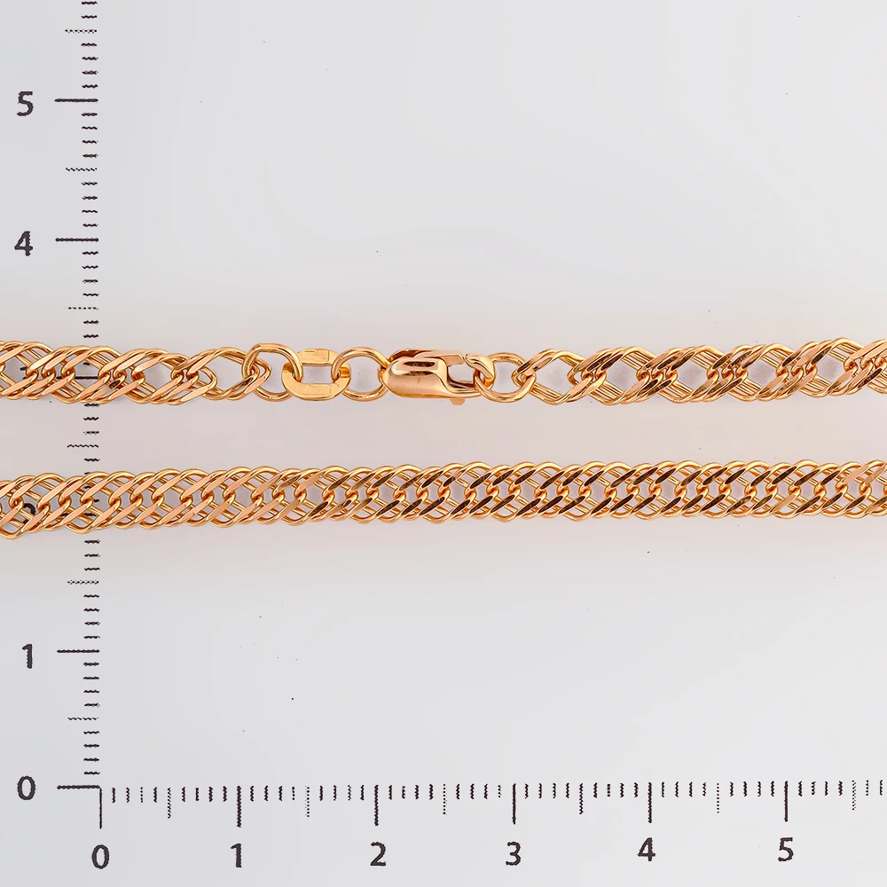 Браслет из красного золота 585 пробы