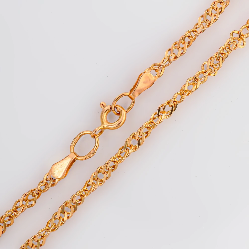 Браслет из красного золота 585 пробы