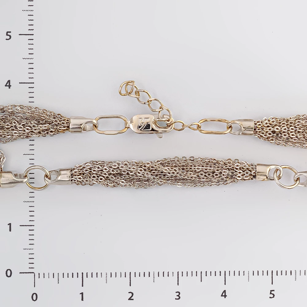 Браслет из белого золота 585 пробы