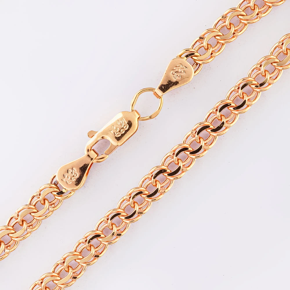 Браслет из красного золота 585 пробы