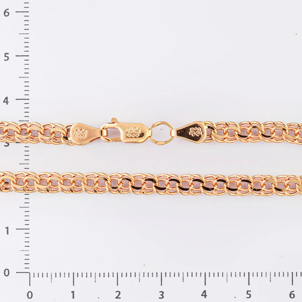 Браслет из красного золота 585 пробы