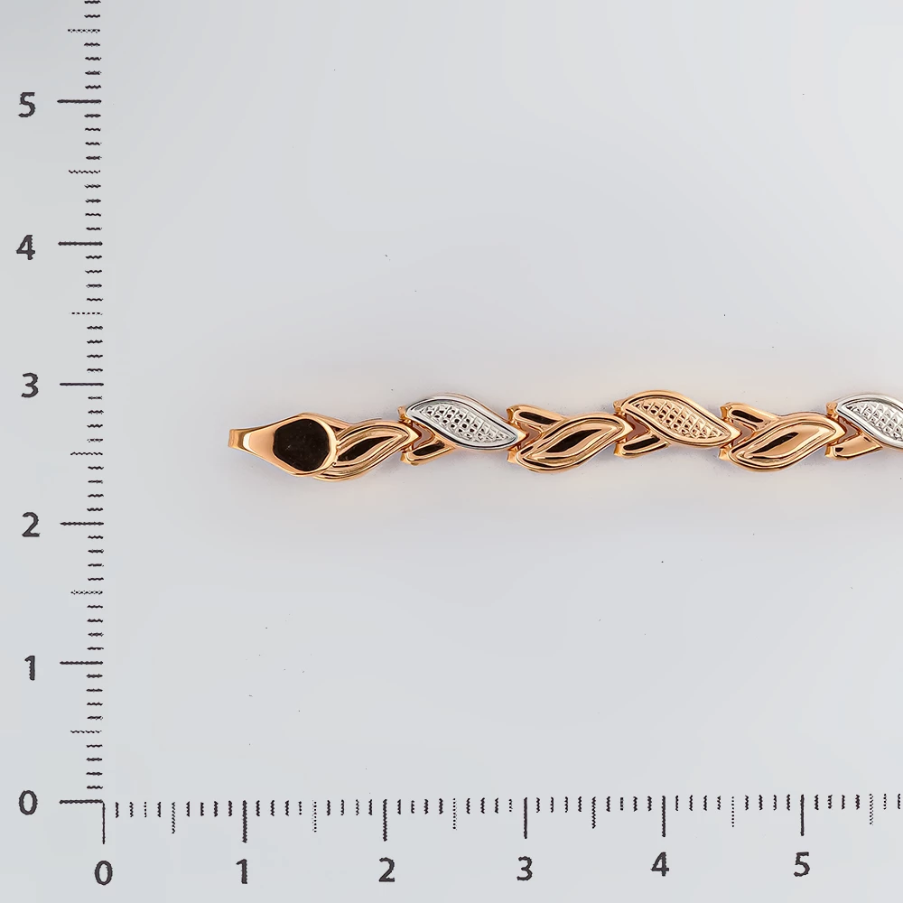 Браслет из красного золота 585 пробы