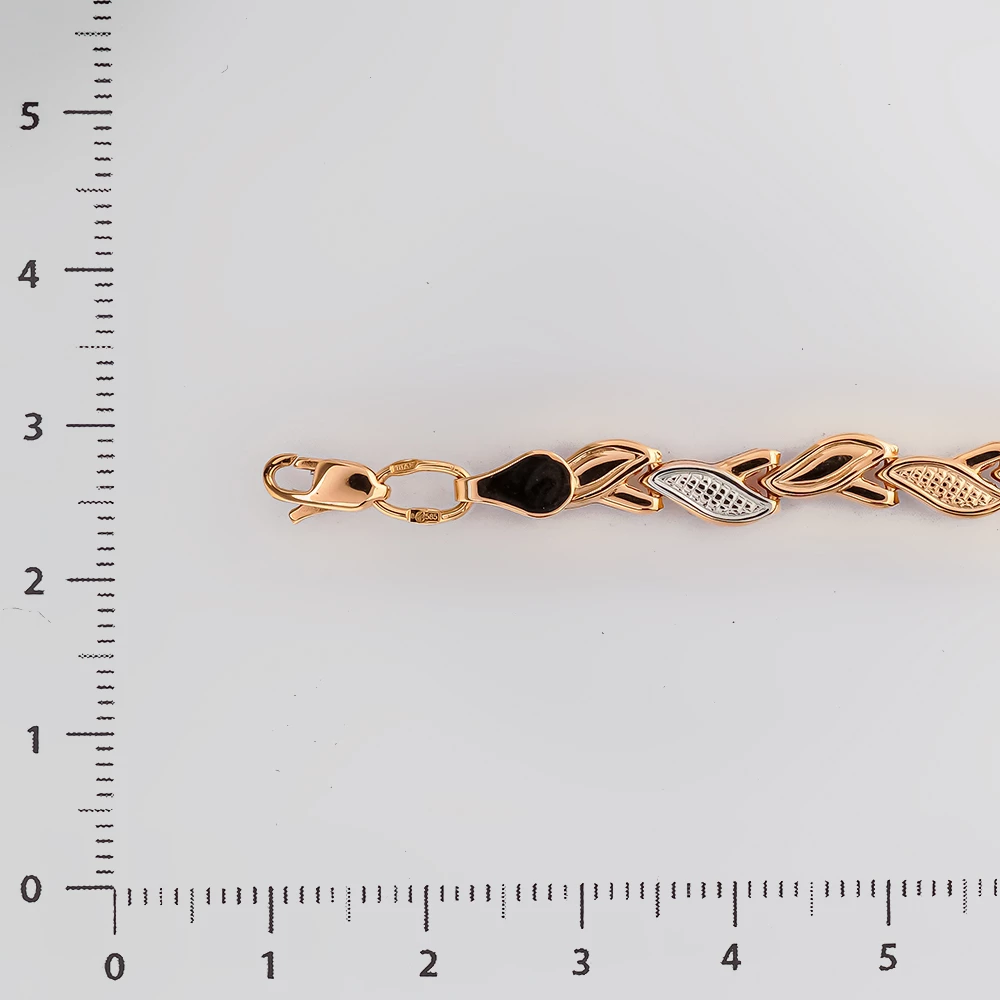 Браслет из красного золота 585 пробы