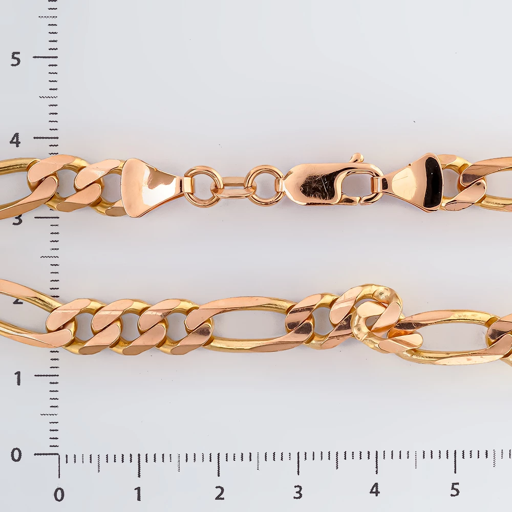 Браслет из красного золота 585 пробы