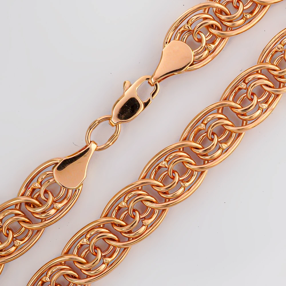 Браслет из красного золота 585 пробы