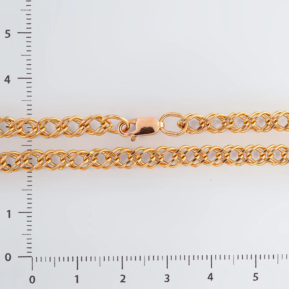 Браслет из красного золота 585 пробы