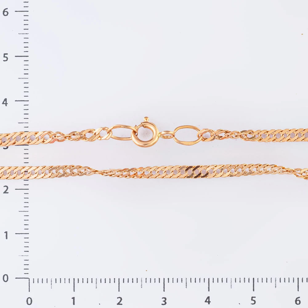 Браслет из красного золота 585 пробы