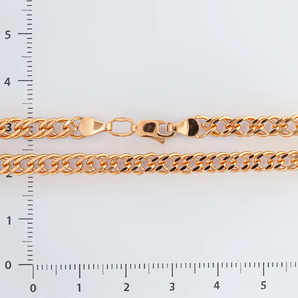 Браслет из красного золота 585 пробы