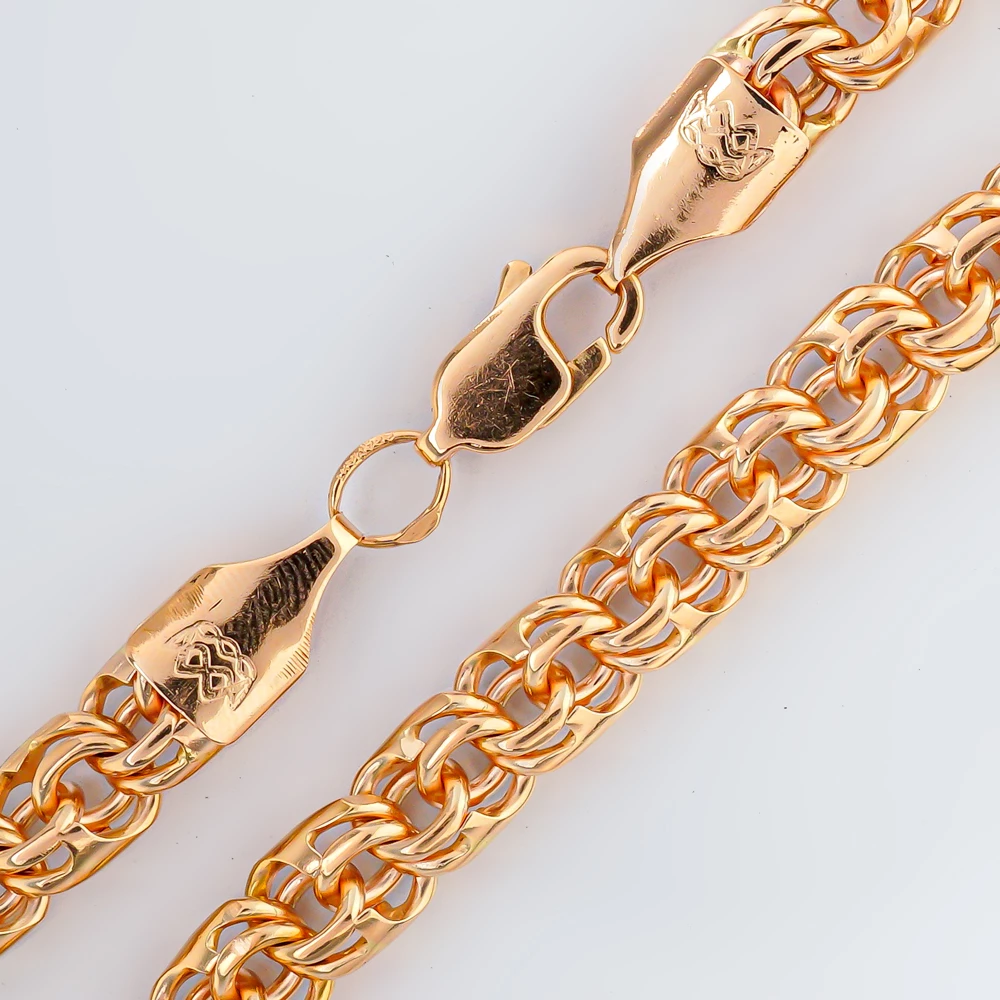 Браслет из красного золота 585 пробы