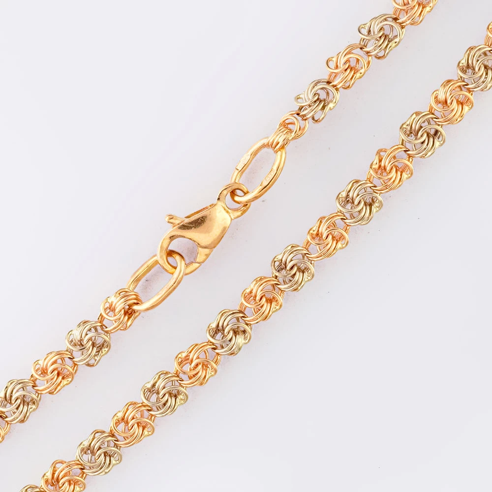 Браслет из красного золота 585 пробы