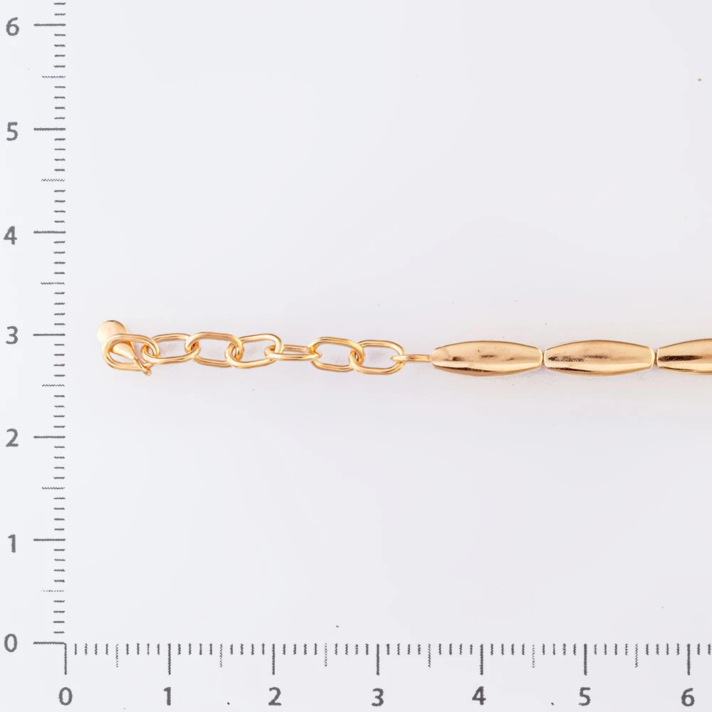 Браслет с бриллиантом из красного золота 585 пробы