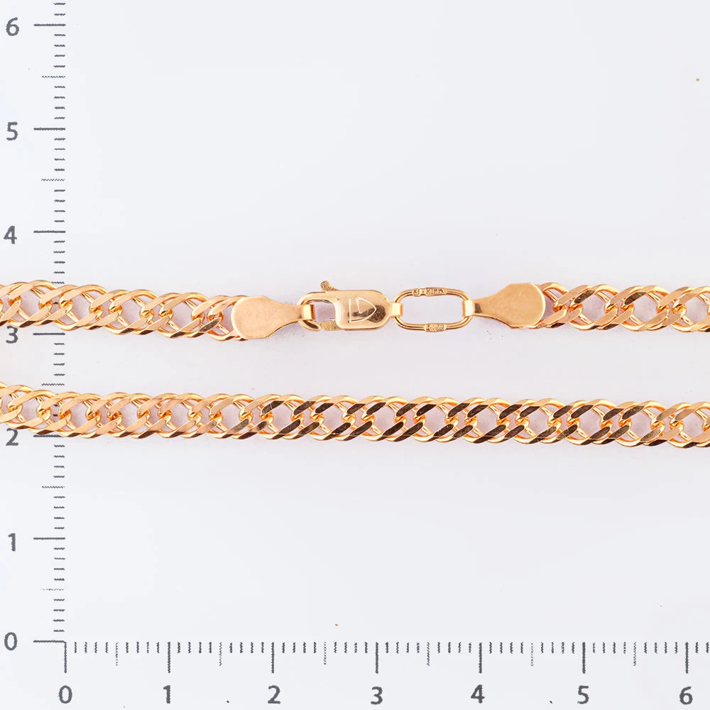 Браслет из красного золота 585 пробы