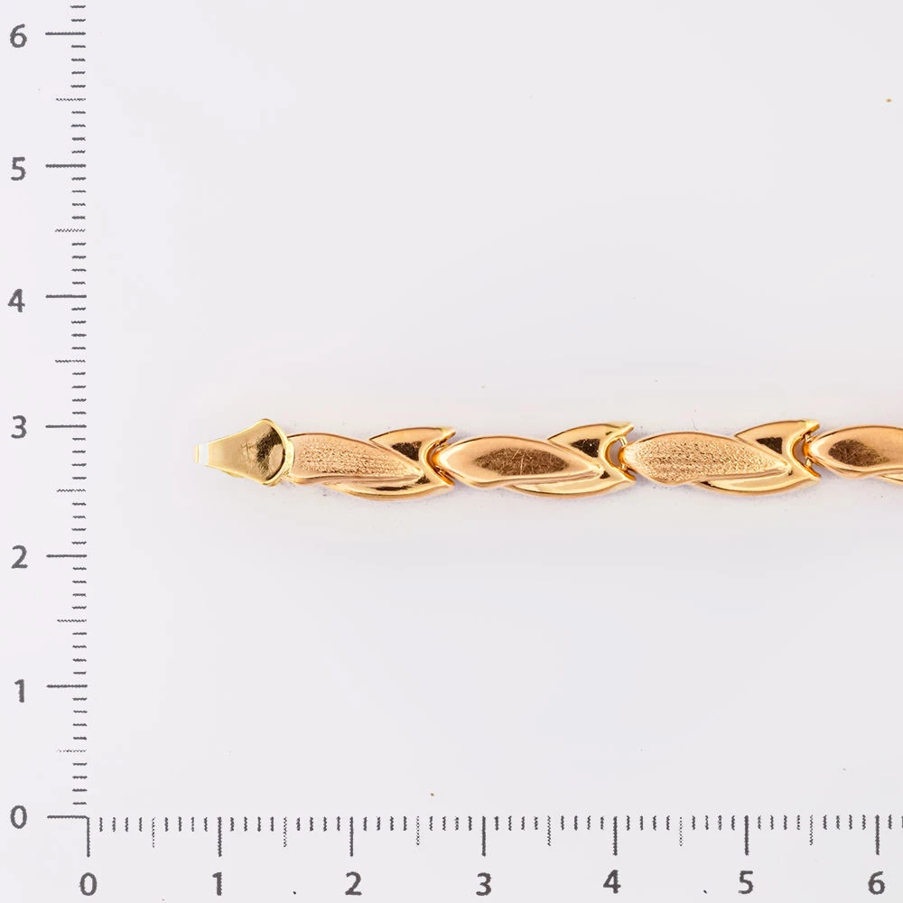 Браслет из красного золота 585 пробы