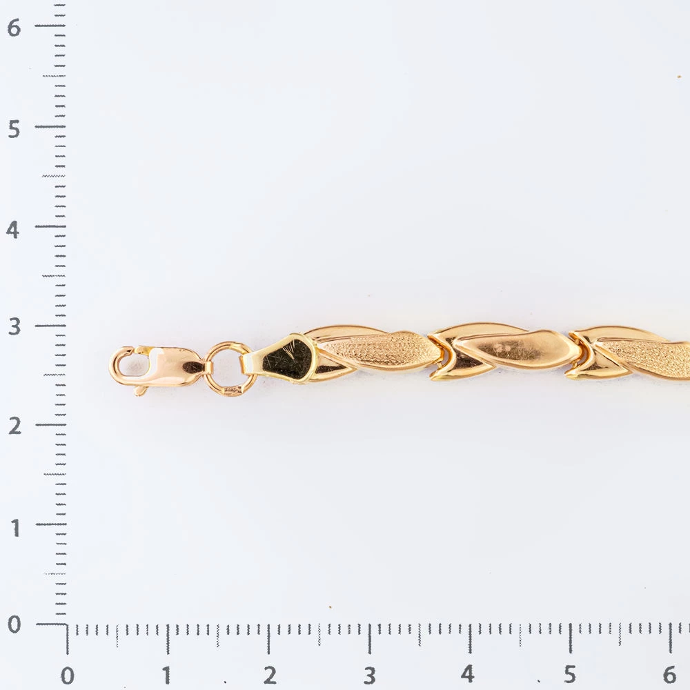 Браслет из красного золота 585 пробы