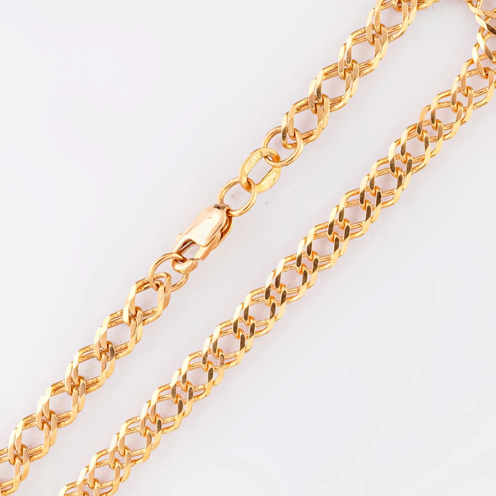 Браслет из красного золота 585 пробы