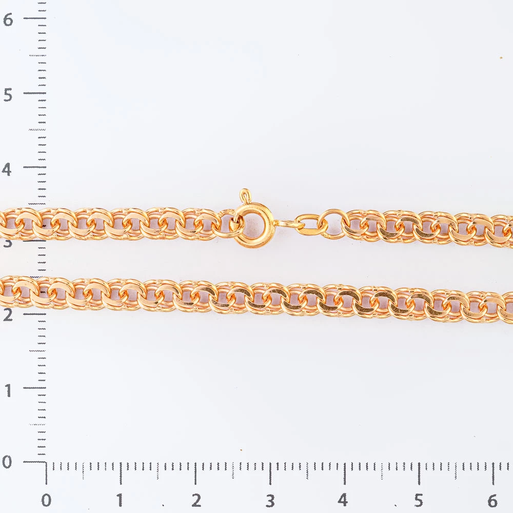 Браслет из красного золота 585 пробы