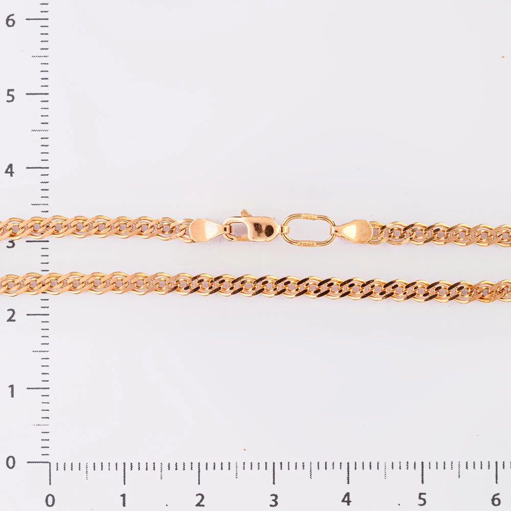 Браслет из красного золота 585 пробы