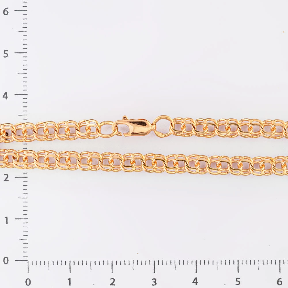 Браслет из красного золота 585 пробы