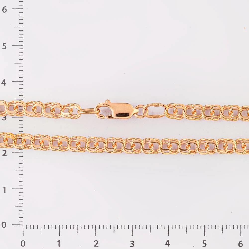 Браслет из красного золота 585 пробы