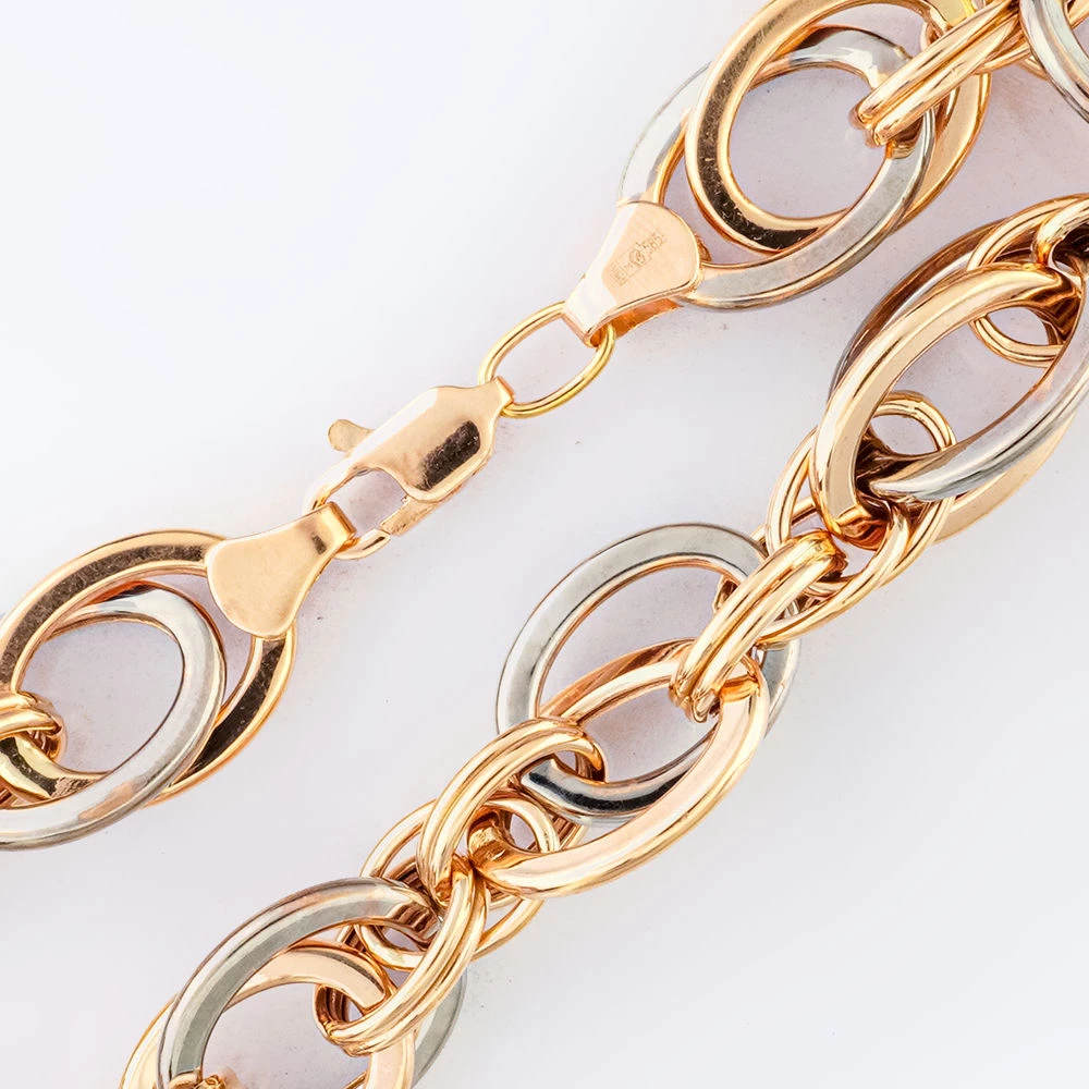 Браслет из красного золота 585 пробы